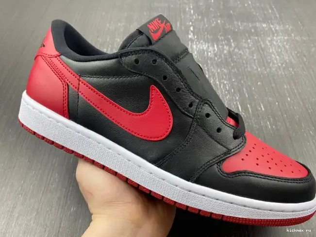 Rep Kickmax Air 1 Low 705329-001 Bred Retro Jordan 0412